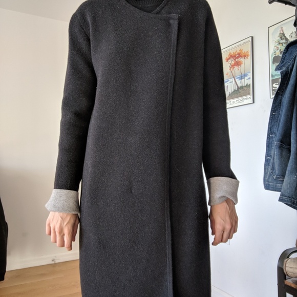 Theory Wool Coat, Grey, Size M - Picture 7 of 8
